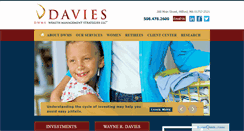 Desktop Screenshot of davieswealthms.com